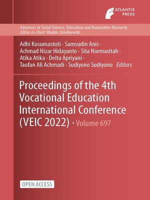 Proceedings of the 4th Vocational Education International Conference (VEIC 2022) - ebook